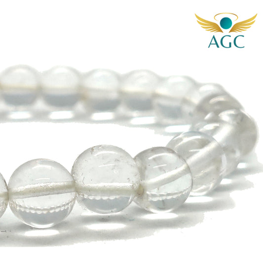 Clear Quartz Bracelet for Clarity, Energy & Manifestation | Buy Online | AGC