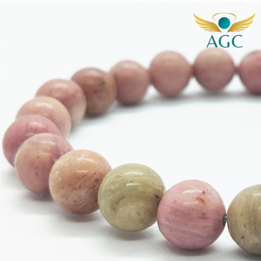 Rhodochrosite Bracelet for Self-Love, Joy & Heart Healing | AGC