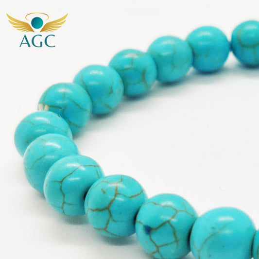 Turquoise Bracelet for Protection, Wisdom & Communication | AGC