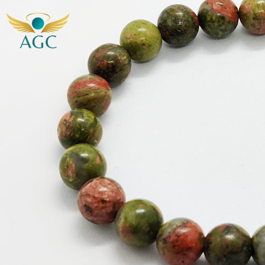 Unakite Bracelet for Healing, Patience & Heart Balance | Buy Online | AGC