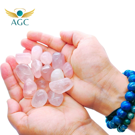 Rose Quartz Tumble Stones for Love & Healing | AGC