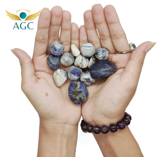 Sodalite Tumble Stones for Clarity & Communication | AGC