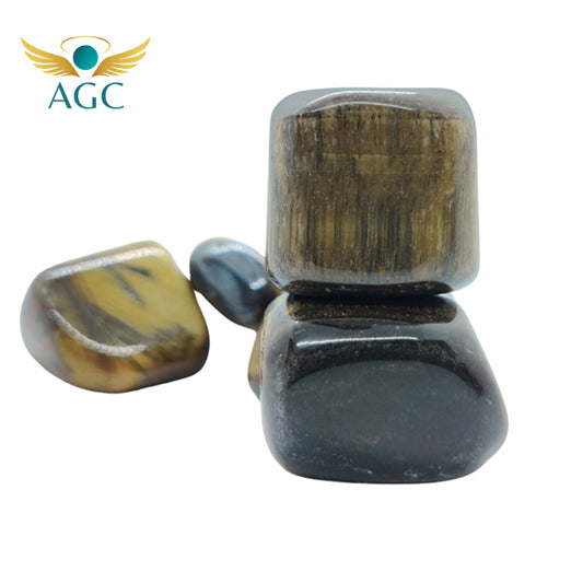 Tiger Eye Tumble Stones for Confidence & Success |AGC