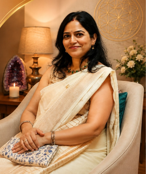 Aastha Pathak seated portrait