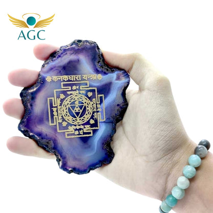 Agate Kanakdhara Yantra for Wealth & Prosperity | Buy Online
