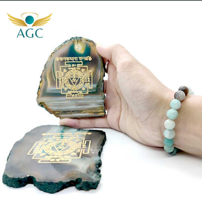 Agate Kanakdhara Yantra for Wealth & Prosperity | Buy Online