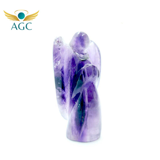 Amethyst Crystal Angel for Calmness, Protection & Spiritual Growth | AGC