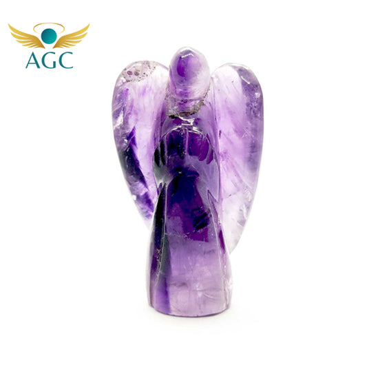 Amethyst Crystal Angel for Calmness, Protection & Spiritual Growth | AGC