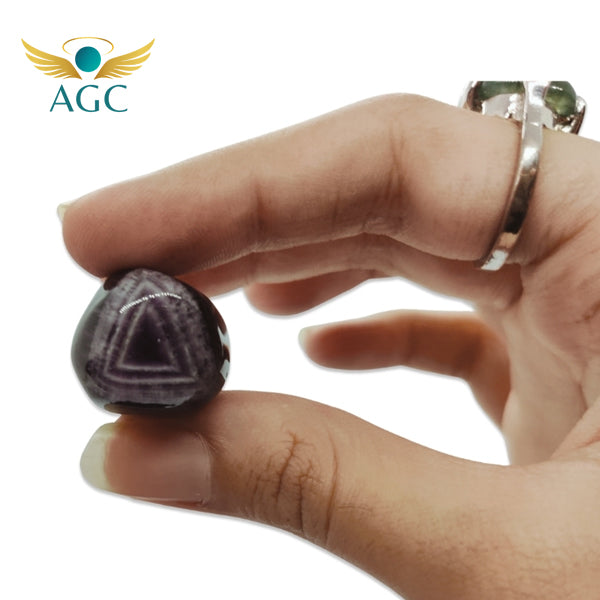 Amethyst Tumble Stone for Calmness & Healing |AGC