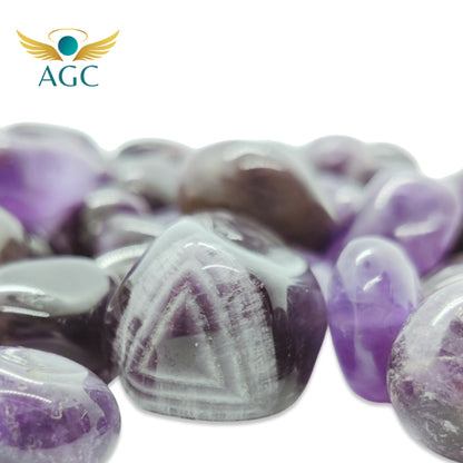 Amethyst Tumble Stone for Calmness & Healing |AGC