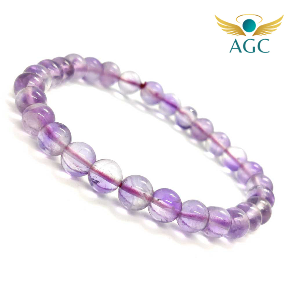 Ametrine Bracelet for Clarity, Creativity & Confidence | Calmness, Intuition, Spiritual Growth | Buy Online | AGC | 6mm