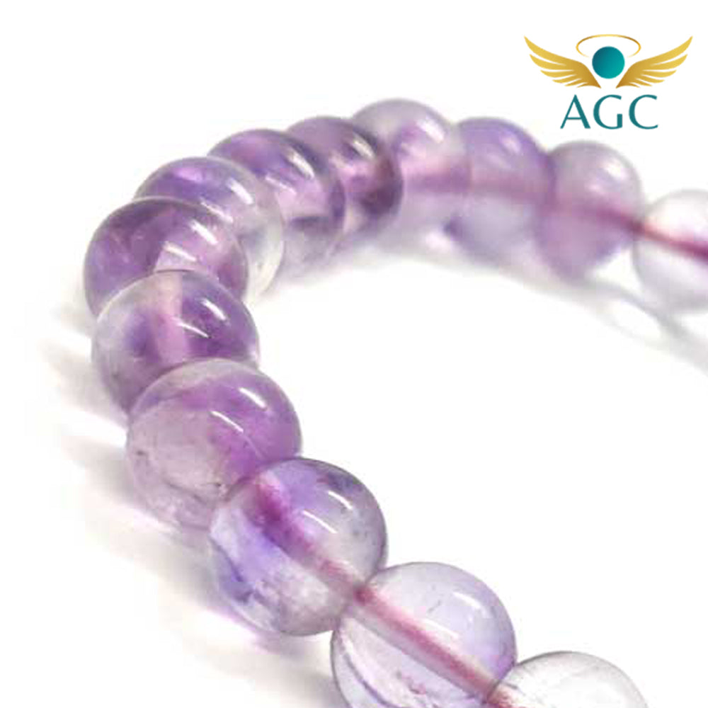 Ametrine Bracelet for Clarity, Creativity & Confidence | Calmness, Intuition, Spiritual Growth | Buy Online | AGC | 6mm