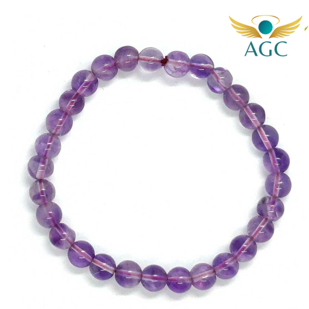 Ametrine Bracelet for Clarity, Creativity & Confidence | Calmness, Intuition, Spiritual Growth | Buy Online | AGC | 6mm