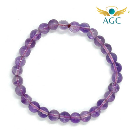 Ametrine Bracelet for Clarity, Creativity & Confidence | Calmness, Intuition, Spiritual Growth | Buy Online | AGC | 6mm