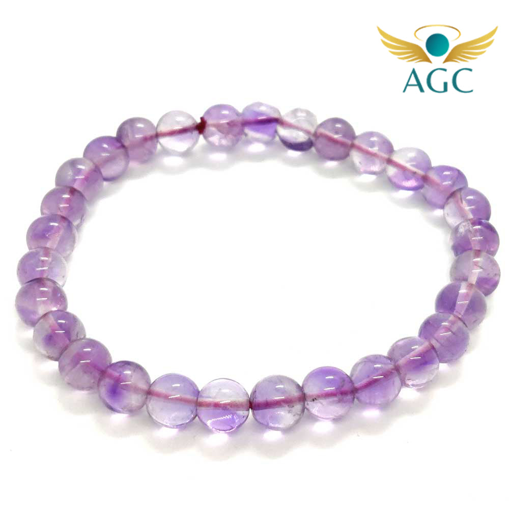 Ametrine Bracelet for Clarity, Creativity & Confidence | Calmness, Intuition, Spiritual Growth | Buy Online | AGC | 6mm