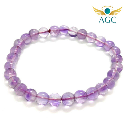 Ametrine Bracelet for Clarity, Creativity & Confidence | Calmness, Intuition, Spiritual Growth | Buy Online | AGC | 6mm