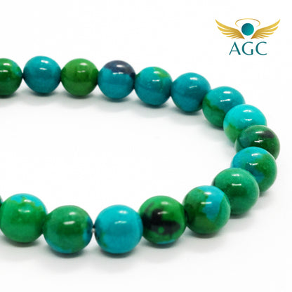 Azurite Bracelet for Intuition, Insight & Mental Clarity | AGC