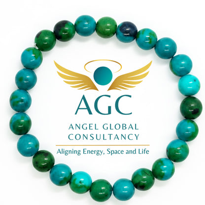 Azurite Bracelet for Intuition, Insight & Mental Clarity | AGC