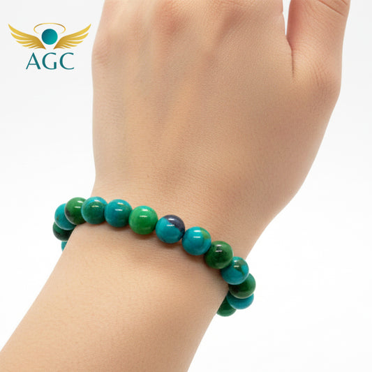 Azurite Bracelet for Intuition, Insight & Mental Clarity | AGC