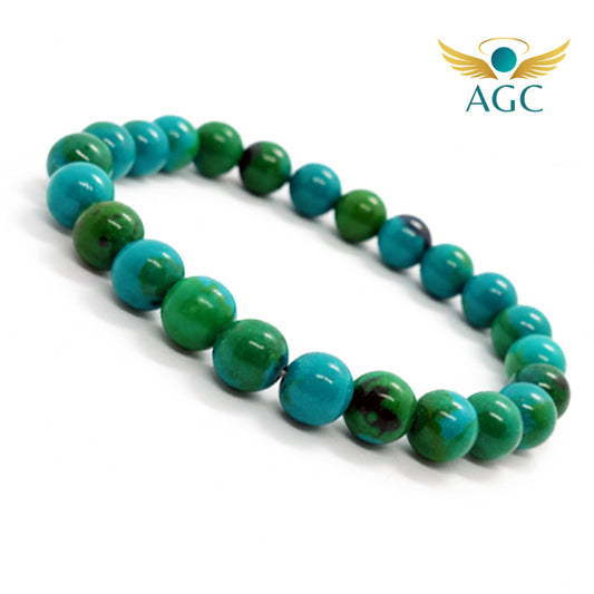 Azurite Bracelet for Intuition, Insight & Mental Clarity | AGC