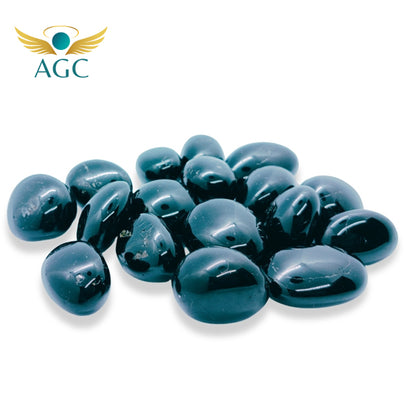 Black Tourmaline Tumble Stones for Protection & Grounding | AGC