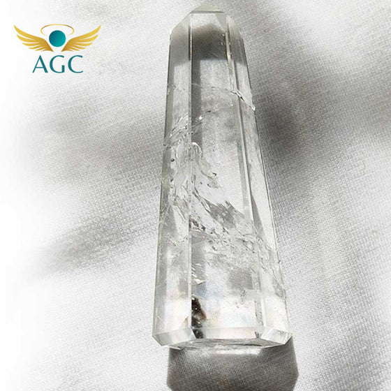 Clear Quartz Obelisk Tower Wand | Healing Crystal Point | Buy Online | AGC