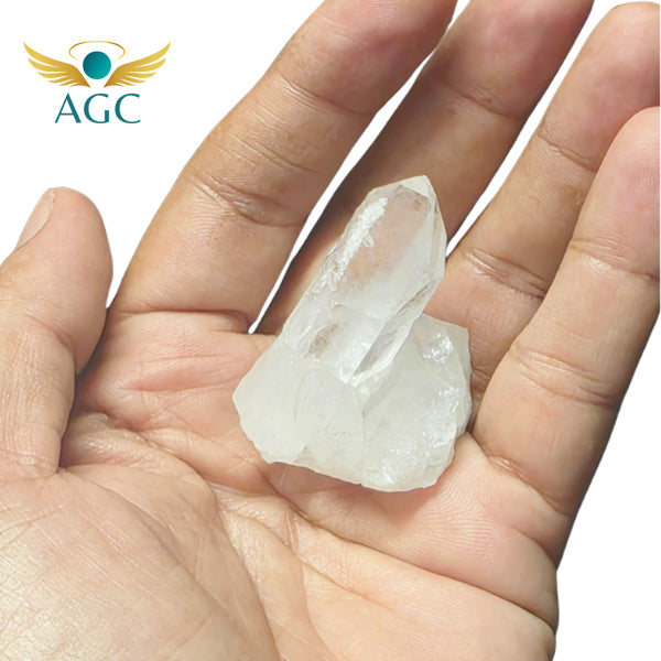 Clear Quartz Cluster for Energy Cleansing, Clarity & Crystal Charging | AGC