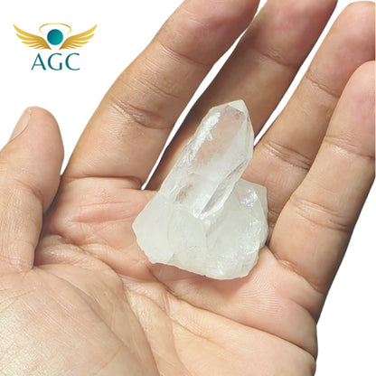 Clear Quartz Cluster for Energy Cleansing, Clarity & Crystal Charging | AGC