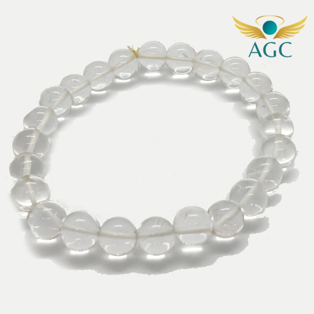 Clear Quartz Bracelet for Clarity, Energy & Manifestation | Buy Online | AGC