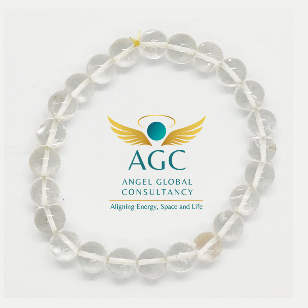Clear Quartz Bracelet for Clarity, Energy & Manifestation | Buy Online | AGC