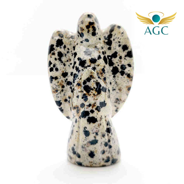 Dalmatian Jasper Crystal Angel | Protection, Joy & Grounding | AGC