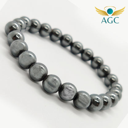 Hematite Bracelet for Grounding, Focus & Strength | Buy Online | AGC