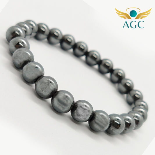 Hematite Bracelet for Grounding, Focus & Strength | Buy Online | AGC