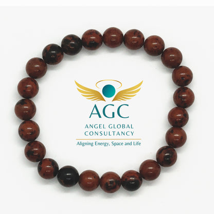 Mahogany Obsidian Bracelet for Protection & Grounding | Buy Online | AGC