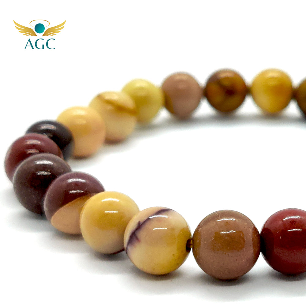 Mookaite Bracelet for Grounding, Wisdom & Vitality | AGC