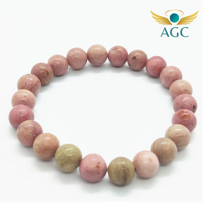 Rhodochrosite Bracelet for Self-Love, Joy & Heart Healing | AGC