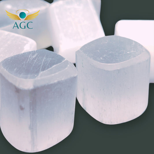Selenite Tumble Stones for Energy Cleansing |AGC