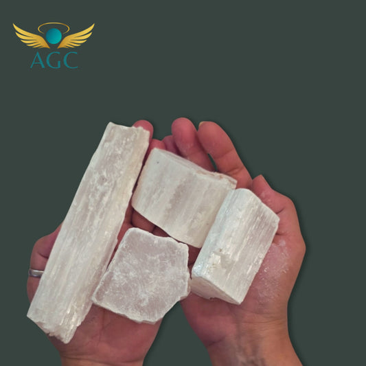 Selenite Crystal for Energy Cleansing & Spiritual Growth | AGC