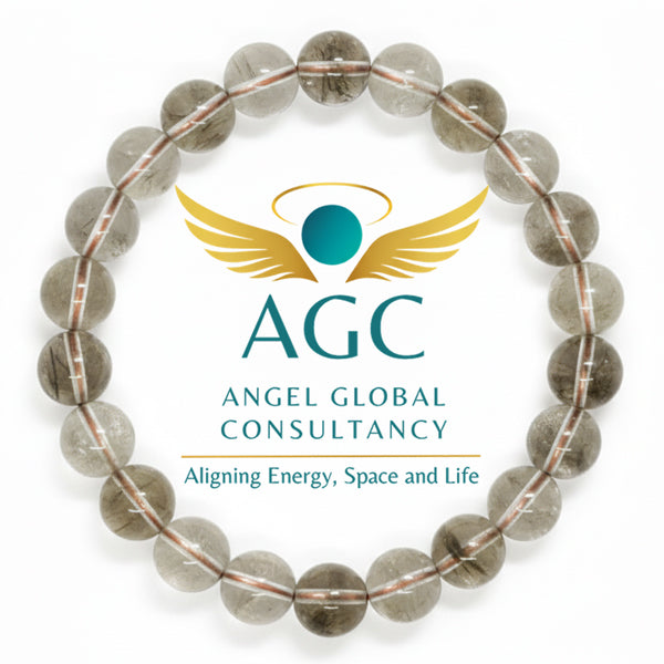 Smoky Quartz Bracelet for Grounding, Stress Relief & Protection | AGC