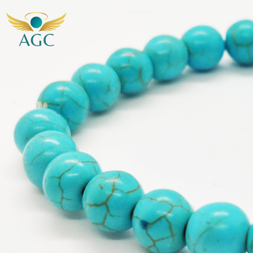 Turquoise Bracelet for Protection, Wisdom & Communication | AGC