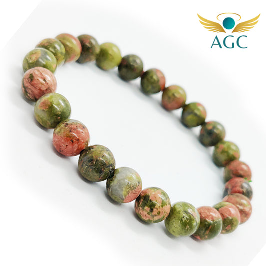 Unakite Bracelet for Healing, Patience & Heart Balance | Buy Online | AGC