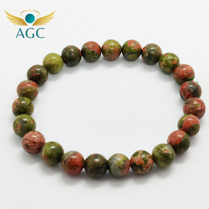 Unakite Bracelet for Healing, Patience & Heart Balance | Buy Online | AGC