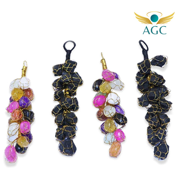 Black Tourmaline and Multi Stone Hanger | Protection and Energy Balancing Hanger | Buy Online | AGC