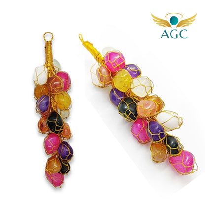 Black Tourmaline and Multi Stone Hanger | Protection and Energy Balancing Hanger | Buy Online | AGC