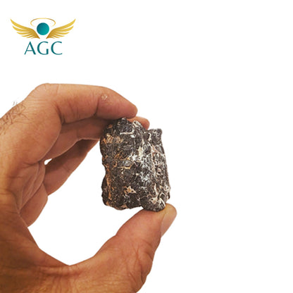 Black Tourmaline Raw Stone for Protection & Grounding | AGC