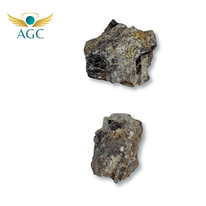 Black Tourmaline Raw Stone for Protection & Grounding | AGC