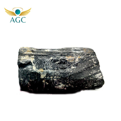 Black Tourmaline Raw Stone for Protection & Grounding | AGC