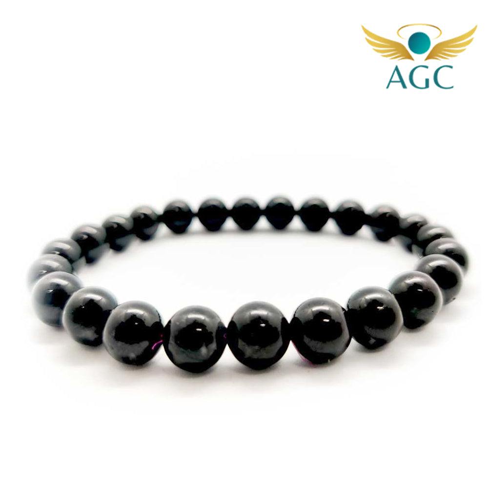 Black Tourmaline Bracelet for Protection, Grounding & Stability | Ultimate Protection | Buy Online | AGC