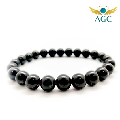 Black Tourmaline Bracelet for Protection, Grounding & Stability | Ultimate Protection | Buy Online | AGC