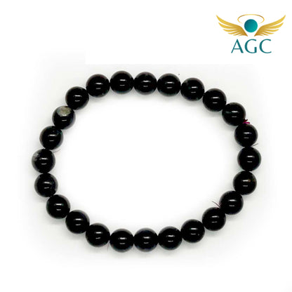 Black Tourmaline Bracelet for Protection, Grounding & Stability | Ultimate Protection | Buy Online | AGC